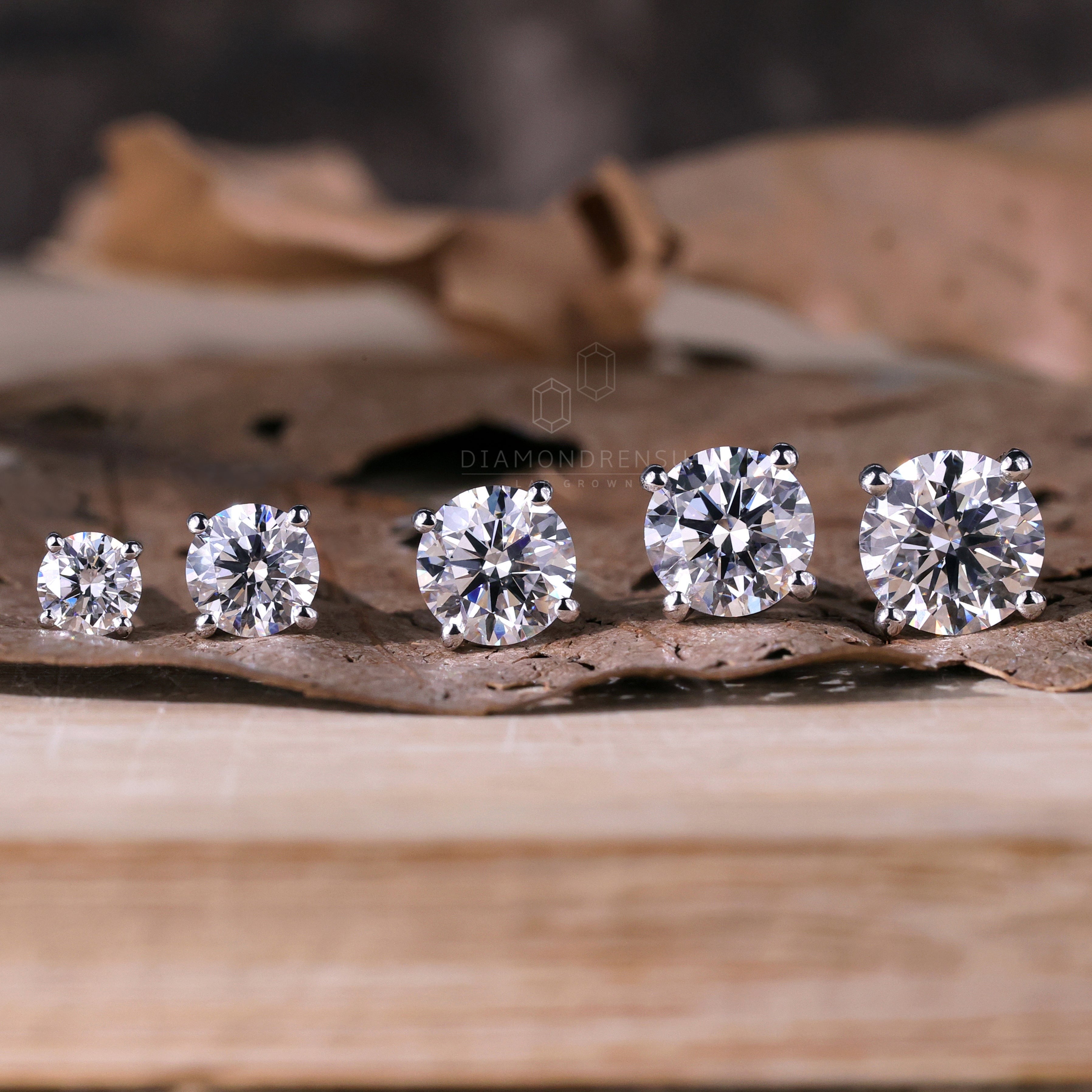Friendly Diamonds Diamond Stud Earring | 1 Ct IGI Certified Round India |  Ubuy